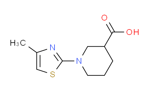 CAS No. 927803-57-4, 1-(4-Methylthiazol-2-yl)piperidine-3-carboxylic acid