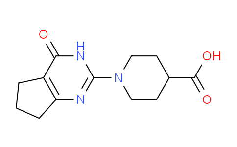 CAS No. 1082512-27-3, 1-(4-Oxo-4,5,6,7-tetrahydro-3H-cyclopenta[d]pyrimidin-2-yl)piperidine-4-carboxylic acid