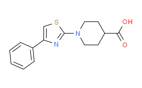 CAS No. 299922-24-0, 1-(4-Phenylthiazol-2-yl)piperidine-4-carboxylic acid