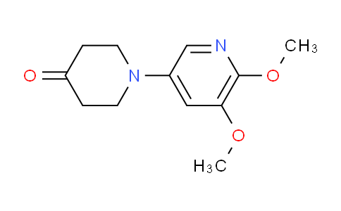 CAS No. 1253415-39-2, 1-(5,6-Dimethoxypyridin-3-yl)piperidin-4-one