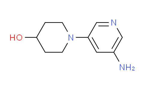 CAS No. 1563533-41-4, 1-(5-Aminopyridin-3-yl)piperidin-4-ol