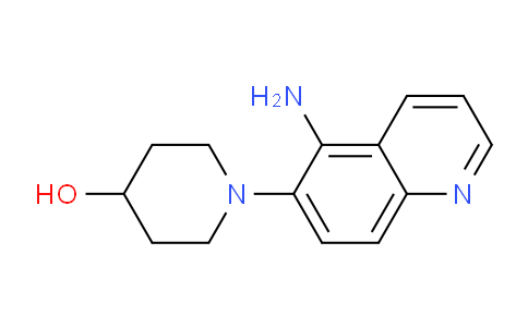 CAS No. 1157642-42-6, 1-(5-Aminoquinolin-6-yl)piperidin-4-ol