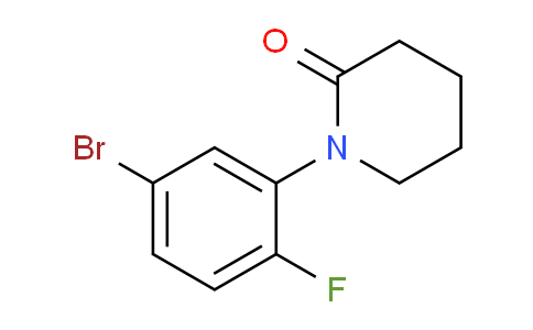 CAS No. 1255574-46-9, 1-(5-Bromo-2-fluorophenyl)piperidin-2-one