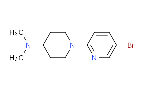 CAS No. 960289-28-5, 1-(5-Bromopyridin-2-yl)-N,N-dimethylpiperidin-4-amine
