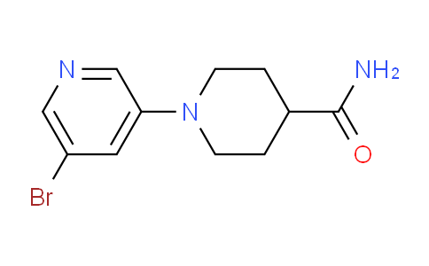 CAS No. 1289198-20-4, 1-(5-Bromopyridin-3-yl)piperidine-4-carboxamide