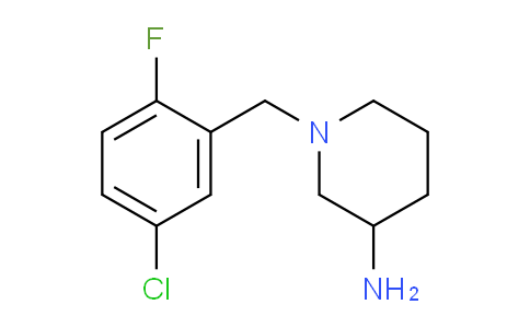 CAS No. 1541302-63-9, 1-(5-Chloro-2-fluorobenzyl)piperidin-3-amine
