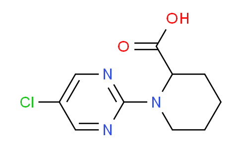 CAS No. 1261230-12-9, 1-(5-Chloropyrimidin-2-yl)piperidine-2-carboxylic acid