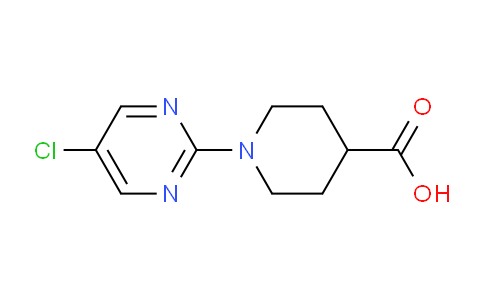 CAS No. 851264-68-1, 1-(5-Chloropyrimidin-2-yl)piperidine-4-carboxylic acid