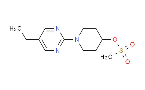 CAS No. 1046817-01-9, 1-(5-Ethylpyrimidin-2-yl)piperidin-4-yl methanesulfonate