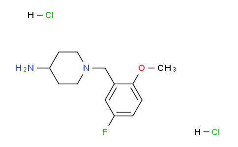 CAS No. 1286273-08-2, 1-(5-Fluoro-2-methoxybenzyl)piperidin-4-amine dihydrochloride