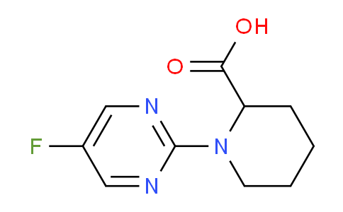 CAS No. 1261229-81-5, 1-(5-Fluoropyrimidin-2-yl)piperidine-2-carboxylic acid