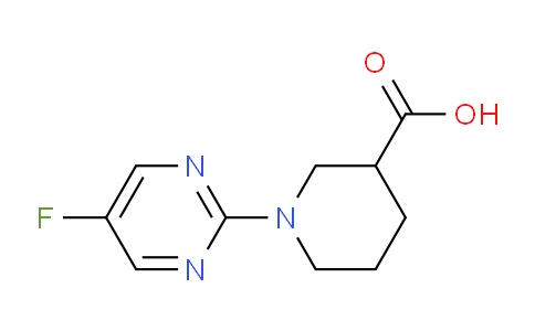 CAS No. 1261231-03-1, 1-(5-Fluoropyrimidin-2-yl)piperidine-3-carboxylic acid
