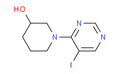 CAS No. 1490428-63-1, 1-(5-Iodopyrimidin-4-yl)piperidin-3-ol