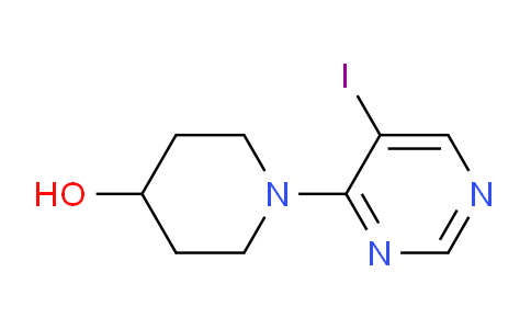 CAS No. 1481457-79-7, 1-(5-Iodopyrimidin-4-yl)piperidin-4-ol