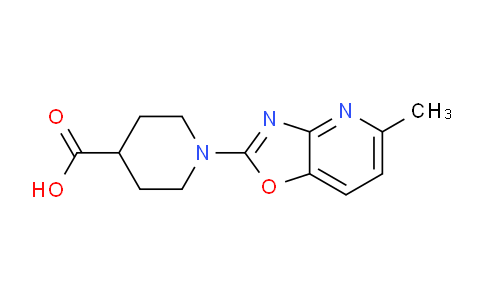 CAS No. 1035840-33-5, 1-(5-Methyloxazolo[4,5-b]pyridin-2-yl)piperidine-4-carboxylic acid