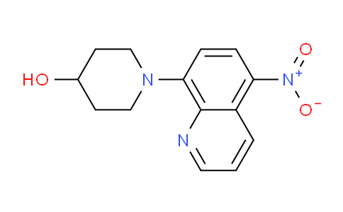 CAS No. 1133115-76-0, 1-(5-Nitroquinolin-8-yl)piperidin-4-ol