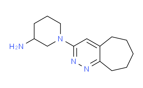 CAS No. 1708427-99-9, 1-(6,7,8,9-Tetrahydro-5H-cyclohepta[c]pyridazin-3-yl)piperidin-3-amine