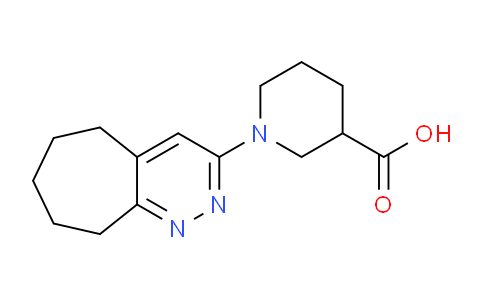 CAS No. 1713639-16-7, 1-(6,7,8,9-Tetrahydro-5H-cyclohepta[c]pyridazin-3-yl)piperidine-3-carboxylic acid