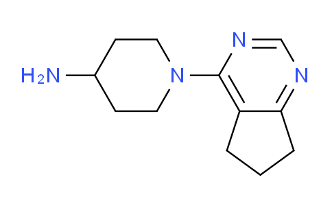 CAS No. 1273573-59-3, 1-(6,7-Dihydro-5H-cyclopenta[d]pyrimidin-4-yl)piperidin-4-amine