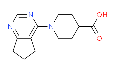 CAS No. 1284930-38-6, 1-(6,7-Dihydro-5H-cyclopenta[d]pyrimidin-4-yl)piperidine-4-carboxylic acid