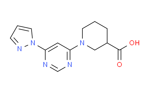CAS No. 1448125-27-6, 1-(6-(1H-Pyrazol-1-yl)pyrimidin-4-yl)piperidine-3-carboxylic acid
