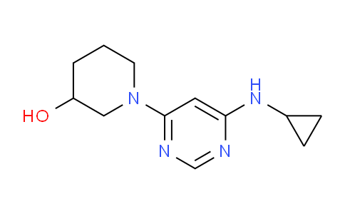 CAS No. 1353974-07-8, 1-(6-(Cyclopropylamino)pyrimidin-4-yl)piperidin-3-ol