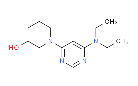 CAS No. 1065484-23-2, 1-(6-(Diethylamino)pyrimidin-4-yl)piperidin-3-ol