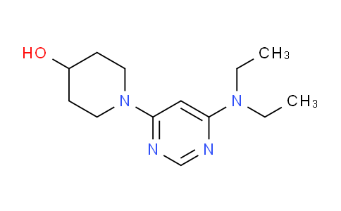 CAS No. 1065484-22-1, 1-(6-(Diethylamino)pyrimidin-4-yl)piperidin-4-ol