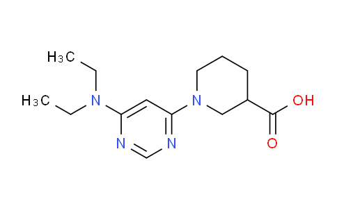 CAS No. 1353946-91-4, 1-(6-(Diethylamino)pyrimidin-4-yl)piperidine-3-carboxylic acid