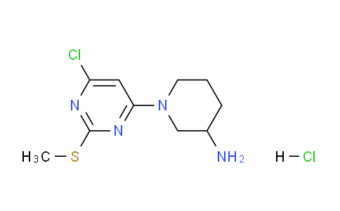 CAS No. 1261231-74-6, 1-(6-Chloro-2-(methylthio)pyrimidin-4-yl)piperidin-3-amine hydrochloride