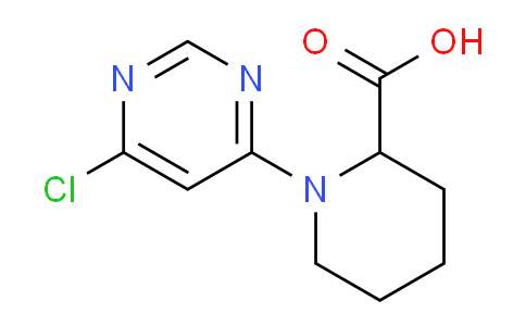 CAS No. 1261229-63-3, 1-(6-Chloropyrimidin-4-yl)piperidine-2-carboxylic acid