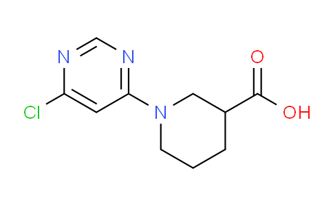 CAS No. 1160263-08-0, 1-(6-Chloropyrimidin-4-yl)piperidine-3-carboxylic acid