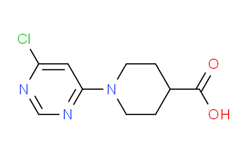 CAS No. 939986-75-1, 1-(6-Chloropyrimidin-4-yl)piperidine-4-carboxylic acid