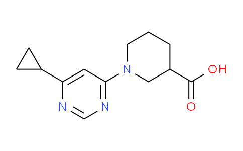 CAS No. 1707566-41-3, 1-(6-Cyclopropylpyrimidin-4-yl)piperidine-3-carboxylic acid