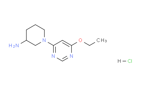 CAS No. 1185319-56-5, 1-(6-Ethoxypyrimidin-4-yl)piperidin-3-amine hydrochloride