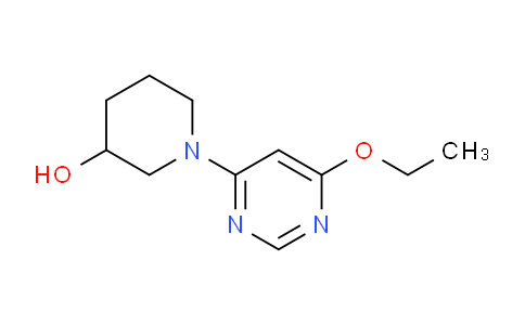 CAS No. 1065484-30-1, 1-(6-Ethoxypyrimidin-4-yl)piperidin-3-ol