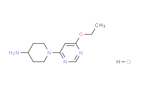 CAS No. 1185313-27-2, 1-(6-Ethoxypyrimidin-4-yl)piperidin-4-amine hydrochloride