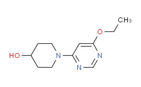 CAS No. 1065484-28-7, 1-(6-Ethoxypyrimidin-4-yl)piperidin-4-ol