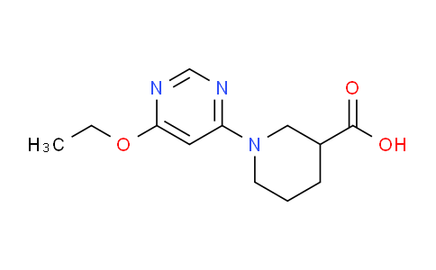 CAS No. 1353984-32-3, 1-(6-Ethoxypyrimidin-4-yl)piperidine-3-carboxylic acid