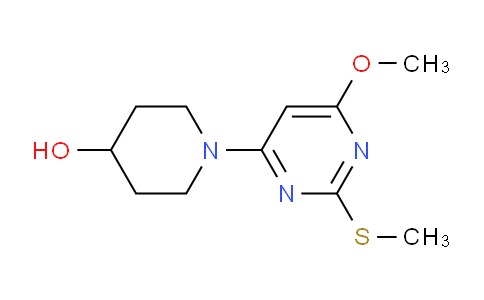 CAS No. 1353979-87-9, 1-(6-Methoxy-2-(methylthio)pyrimidin-4-yl)piperidin-4-ol