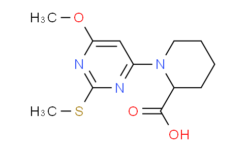 CAS No. 1353945-73-9, 1-(6-Methoxy-2-(methylthio)pyrimidin-4-yl)piperidine-2-carboxylic acid