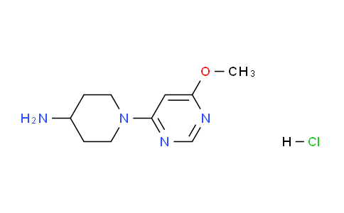 CAS No. 1185315-37-0, 1-(6-Methoxypyrimidin-4-yl)piperidin-4-amine hydrochloride