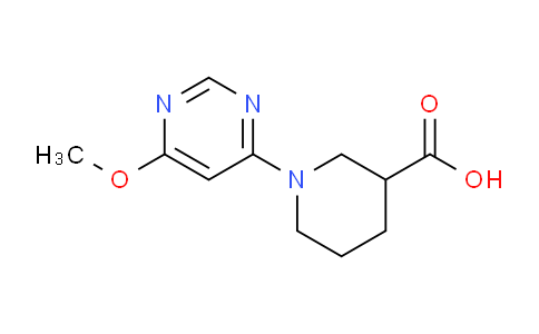 CAS No. 1353955-34-6, 1-(6-Methoxypyrimidin-4-yl)piperidine-3-carboxylic acid