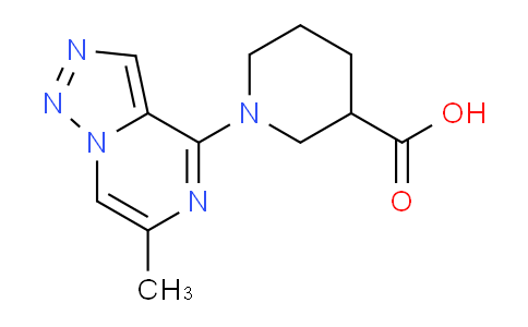CAS No. 1708080-60-7, 1-(6-Methyl-[1,2,3]triazolo[1,5-a]pyrazin-4-yl)piperidine-3-carboxylic acid