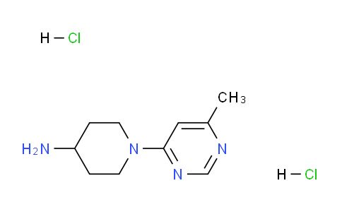 CAS No. 1329673-44-0, 1-(6-Methylpyrimidin-4-yl)piperidin-4-amine dihydrochloride