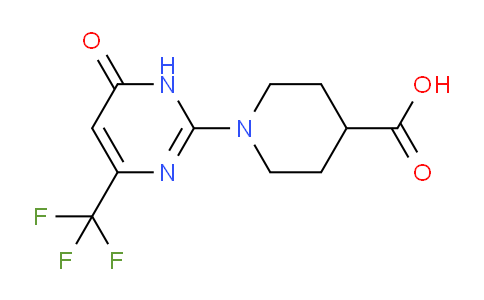 CAS No. 1248546-34-0, 1-(6-Oxo-4-(trifluoromethyl)-1,6-dihydropyrimidin-2-yl)piperidine-4-carboxylic acid
