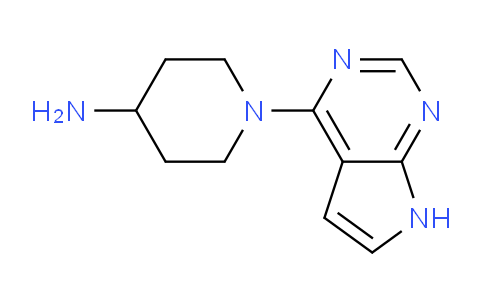 CAS No. 885499-56-9, 1-(7H-Pyrrolo[2,3-d]pyrimidin-4-yl)piperidin-4-amine