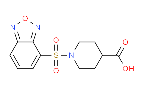 CAS No. 697257-14-0, 1-(Benzo[c][1,2,5]oxadiazol-4-ylsulfonyl)piperidine-4-carboxylic acid