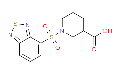 CAS No. 1119451-24-9, 1-(Benzo[c][1,2,5]thiadiazol-4-ylsulfonyl)piperidine-3-carboxylic acid