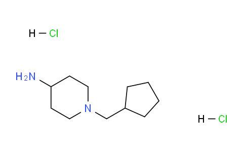 CAS No. 1197229-33-6, 1-(Cyclopentylmethyl)piperidin-4-amine dihydrochloride